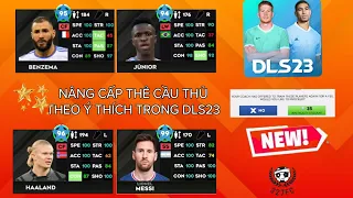 Nâng cấp max chỉ số Halland- Vinicius- Benzema- Update tính năng chống xịt khi nâng cấp #dls23 #dls