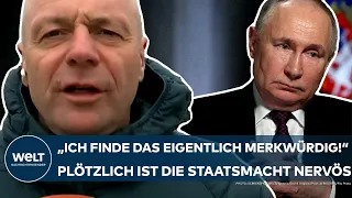 PUTINS KRIEG: "Ich finde das eigentlich merkwürdig" Plötzlich ist die Staatsmacht in Russland nervös