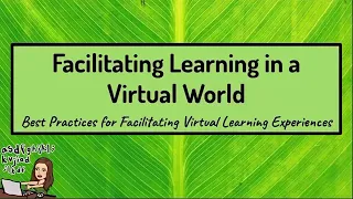 Virtual Learning Part 1: The Basics of Virtual Facilitation