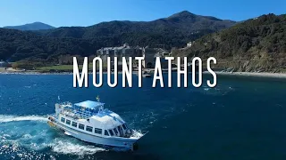 MOUNT ATHOS, GREECE (Landscape Video Series) Stunning Aerial/Walking Tour/Night/Day 4K Footage