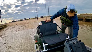 BIG fish feed aggressively in these cold waters / NEW Boat for 2024 ePDL Kayak (S7 E43)
