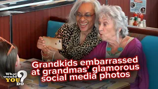 Grandkids embarrassed over grandmas' glamorous social media photos | WWYD