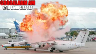 [GROßALARM AM KÖLN BONN AIRPORT!] - 2 Flugzeuge kollidiert | Explosion | ICAO-Großübung -
