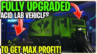 HOW TO FULLY UPGRADE THE ACID LAB VEHICLES IN GTA ONLINE