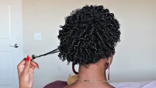 Perm Rod Set on Short Transitioning Hair |StartingSomethingBeautiful