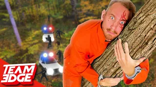 Handcuffed Prisoner Escape Challenge! | Escape the Forest!!