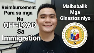 REIMBURSEMENT SA GASTOS NG MGA PASAHERONG NA OFF-LOAD SA IMMIGRATION | PHILIPPINE IMMIGRATION