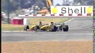 1997 Buenos Aires 3 Ralf Schumacher collides with Fisichella Race