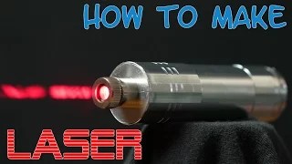 How to make a powerful burning laser from DVD-rw