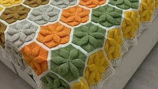 Tığişi Örgü Yatak Örtüsü Modelleri & Crochet Knitted Bed Cover Models