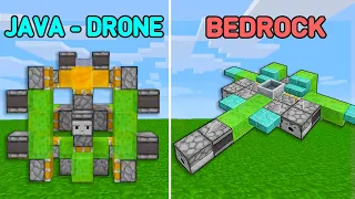 Minecraft: 5 Best Plane Redstone Drone in Java and Bedrock