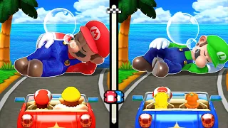Mario Party The Top 100 Minigames - Mario Vs Princess Peach Vs Daisy Vs Wario (Hardest Difficulty)