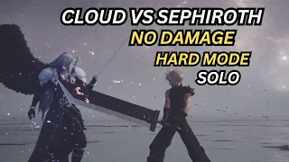 FFVII Rebirth Cloud Solo Vs Sephiroth (No Damage, Hard Mode)
