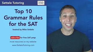 Top 10 SAT Grammar Rules You MUST Memorize