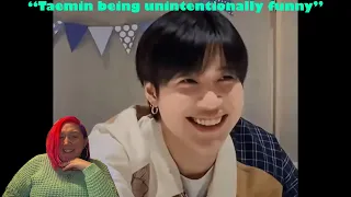 I react to: TaeMin (SHINee) - "TaeMin being unintentionally funny"