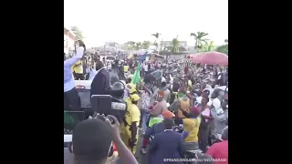 Francis Ngannou welcomed back at his home country Cameroon