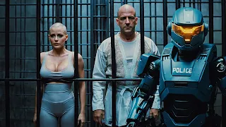 4 Centuries Robots Cops Keep People in Prisons Underground, but One Man Manages to Escape