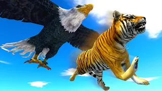 EAGLE Drops Units from EXTREME Heights - Animal Revolt Battle Simulator