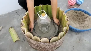 Amazing Ideas Cement For Garden - Tip Build Plant Pots Combined Fish Tank Beautiful And Easy