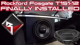 Project Legacy: Rockford Fosgate T1S1-12 FINALLY INSTALLED in 'Semi-Custom' Box