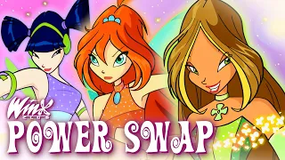 Winx Club POWER SWAP! What if they use each other's powers? (+ SONG REMIX)