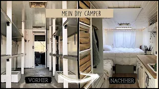 CAMPERVAN AUSBAU [ TIMELAPSE ] ⎮ DIY & LOW BUDGET: Mein erster Selbstausbau als ANFÄNGERIN!