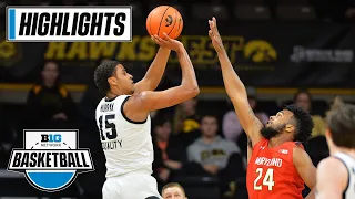 Maryland at Iowa | Big Ten Men's Basketball | Highlights | Jan. 3, 2022