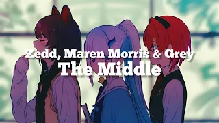 Zedd, Maren Morris & Grey - The Middle (Lyrics) || Speed Up Version