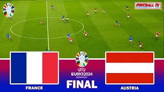 FRANCE vs AUSTRIA - FINAL UEFA EURO 2024 | Full Match All Goals | eFootball PES Gameplay