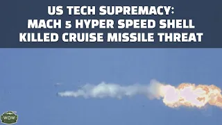 US Mach 5 Shell shoots missile down: Hyper Velocity Projectile cruise missile threat kill shot.