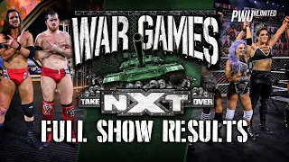 NXT TakeOver WarGames Full Show Results