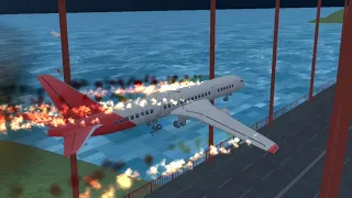 EMERGENCY PLANE CRASH LANDINGS - will survive? 😱 | Plane Crash Game Android Flight Simulator