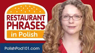 All Restaurant Phrases You Need in Polish Learn Polish in 50 Minutes!