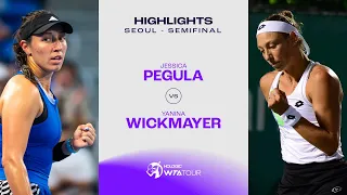 Jessica Pegula vs. Yanina Wickmayer | 2023 Seoul Semifinal | WTA Match Highlights