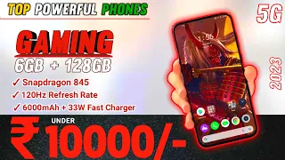 TOP 5 BEST GAMING PHONE UNDER 10000 IN 2023| 6GB + 128GB BEST GAMING PHONE UNDER 10K FOR FF, BGMI