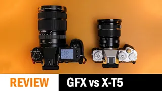 Fujifilm's 50MP Medium Format vs 40MP APS-C Camera