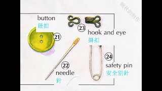 第61节：缝制衣服及改衣服 Sewing and Alterations/ for foreigners to learn  Chinese Mandarin