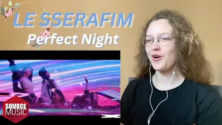 Реакция на LE SSERAFIM (르세라핌) 'Perfect Night' OFFICIAL M/V with OVERWATCH 2 | Reaction