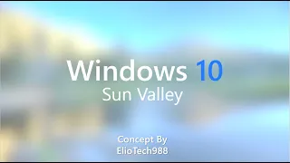 Windows 10 Sun Valley Concept 4K