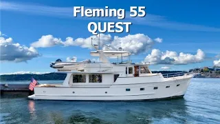 Fleming 55 QUEST - 2005 - Fleming Yachts 55 Pilothouse Motoryacht Walkthrough Video