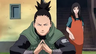 Shikamaru Protege a Kurenai del Ataque de Pain