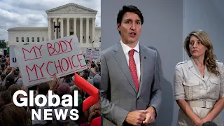 Roe v. Wade overturned: Trudeau slams "devastating" decision, calls it an "attack" on women's rights