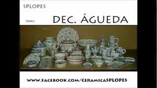 "Águeda" - Hand painted ceramic, ceramica pintada a mano SPLOPES