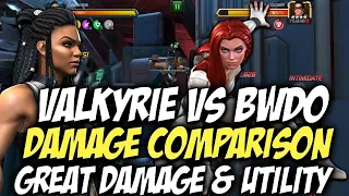 Valkyrie Vs BWDO Damage Comparison | Great Damage & Utility! | Marvel Contest Of Champions
