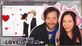 We watched all of Kaguya-Sama: Love Is War Season 1 | REACTION Compilation