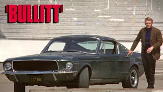 Классическая автомобильная погоня в фильме "Bullitt" 1968