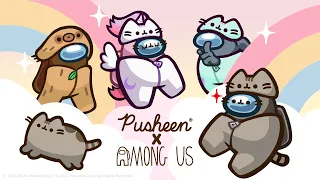 Among us new update new cosmetics, layout (PUSHEEN COSMICUBE) #shorts