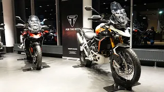 Honda CRF1100L ATAS ES 2024 & Triumph Tiger 900 2024 - prezentacja nowych modeli motocykli