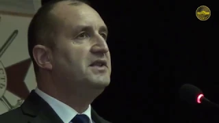 Реч на президента Румен Радев във ВА "Г.С. Раковски" за празника на СВ