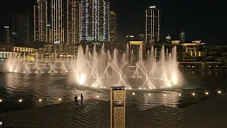 The Dubai Fountain show from 12.03.2024 10pm